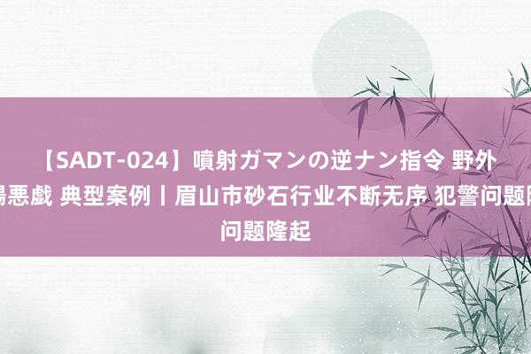 【SADT-024】噴射ガマンの逆ナン指令 野外浣腸悪戯 典型案例丨眉山市砂石行业不断无序 犯警问题隆起