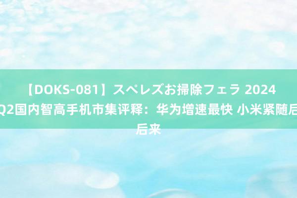 【DOKS-081】スペレズお掃除フェラ 2024年Q2国内智高手机市集评释：华为增速最快 小米紧随后来