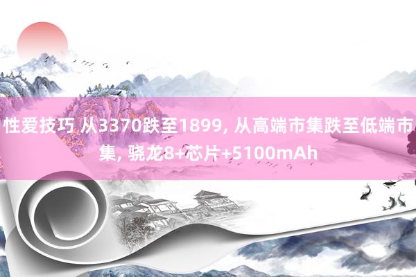 性爱技巧 从3370跌至1899, 从高端市集跌至低端市集, 骁龙8+芯片+5100mAh