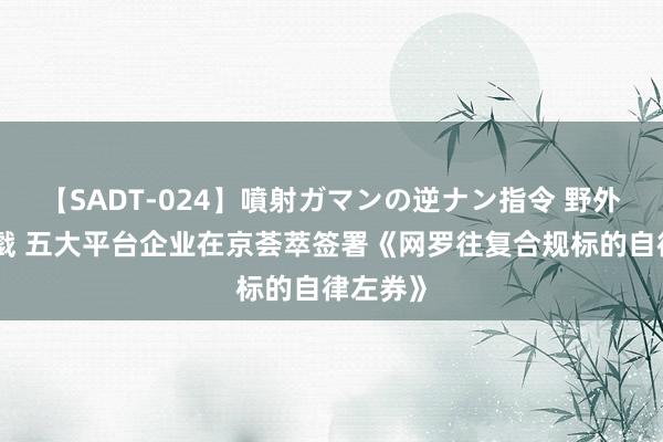 【SADT-024】噴射ガマンの逆ナン指令 野外浣腸悪戯 五大平台企业在京荟萃签署《网罗往复合规标的自律左券》