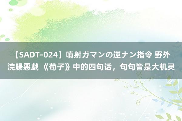 【SADT-024】噴射ガマンの逆ナン指令 野外浣腸悪戯 《荀子》中的四句话，句句皆是大机灵